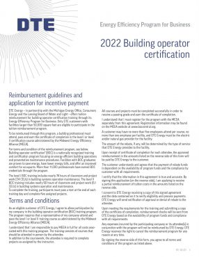 2022 Building Operator Certification